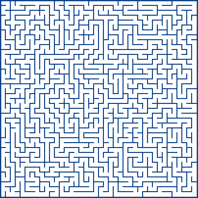 simple but difficult mazes